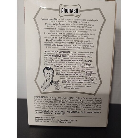 PRORASO + NIVEA men After Shave Balm Sensitive Skin soothing moisturizing lotion - Picture 6 of 6